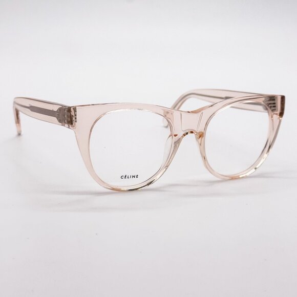 NEW CELINE CL50019I 072 CLEAR PINK WOMEN EYEGLASSES CELINE - Picture 4 of 10